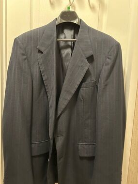 Towncraft Men's Black Suit Jacket - Classic Notch Lapel